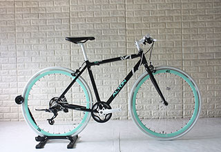 [새제품] 알톤 R7 플러스 하이브리드 자전거 블랙민트 490mm 이월상품 할인판매