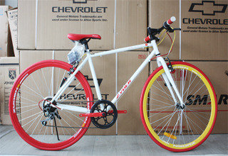 (전시상품) (무료조립) 가격대비 고퀼리티 자전거 픽시형 하이브리드 자전거 블런트-7!